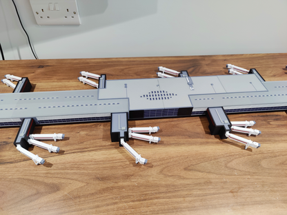 LONDON HEATHROW TERMINAL 2 PIER (T2B) 1:400 Scale Diorama Model Airport Building
