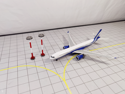 AIRPORT FLOODLIGHTS x10 Red/White Lights Building Models 1:400 Scale Diorama