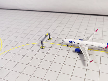 REMOTE PARKING Stand Structures Airport GSE Scenery Diorama Models 1:400 Scale