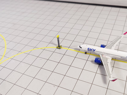 REMOTE PARKING Stand Structures Airport GSE Scenery Diorama Models 1:400 Scale