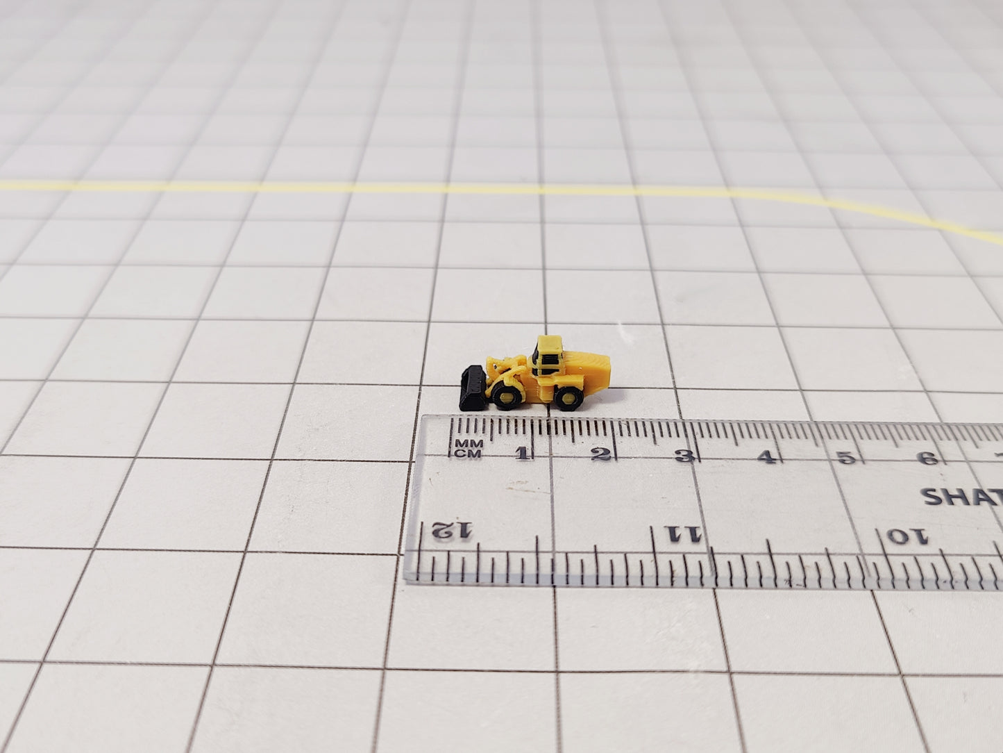 8x FRONT LOADER DIGGERS Airport Construction Site GSE Vehicle Models 1:400 Scale