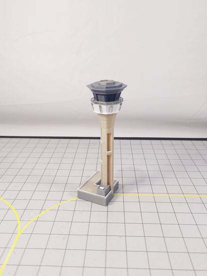 LONDON LUTON AIRPORT ATC Air Traffic Control Tower 1:400 Scale Building Model