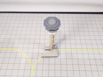 LONDON LUTON AIRPORT ATC Air Traffic Control Tower 1:400 Scale Building Model