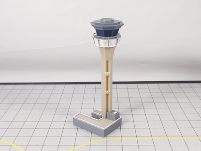 LONDON LUTON AIRPORT ATC Air Traffic Control Tower 1:400 Scale Building Model
