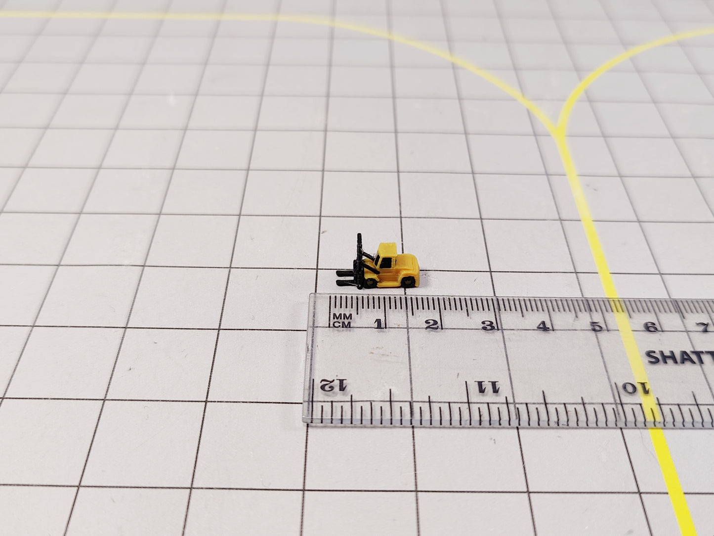 FORK LIFT TRUCK (x8) Airport Construction/Cargo GSE Vehicle Model 1:400 Scale