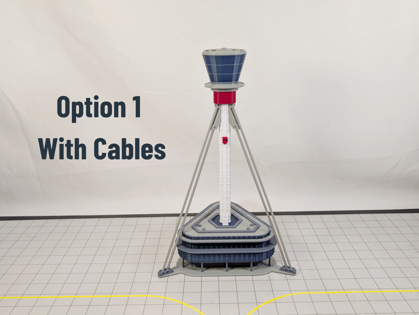 LONDON HEATHROW AIRPORT ATC Air Traffic Control Tower 1:400 Scale Building Model