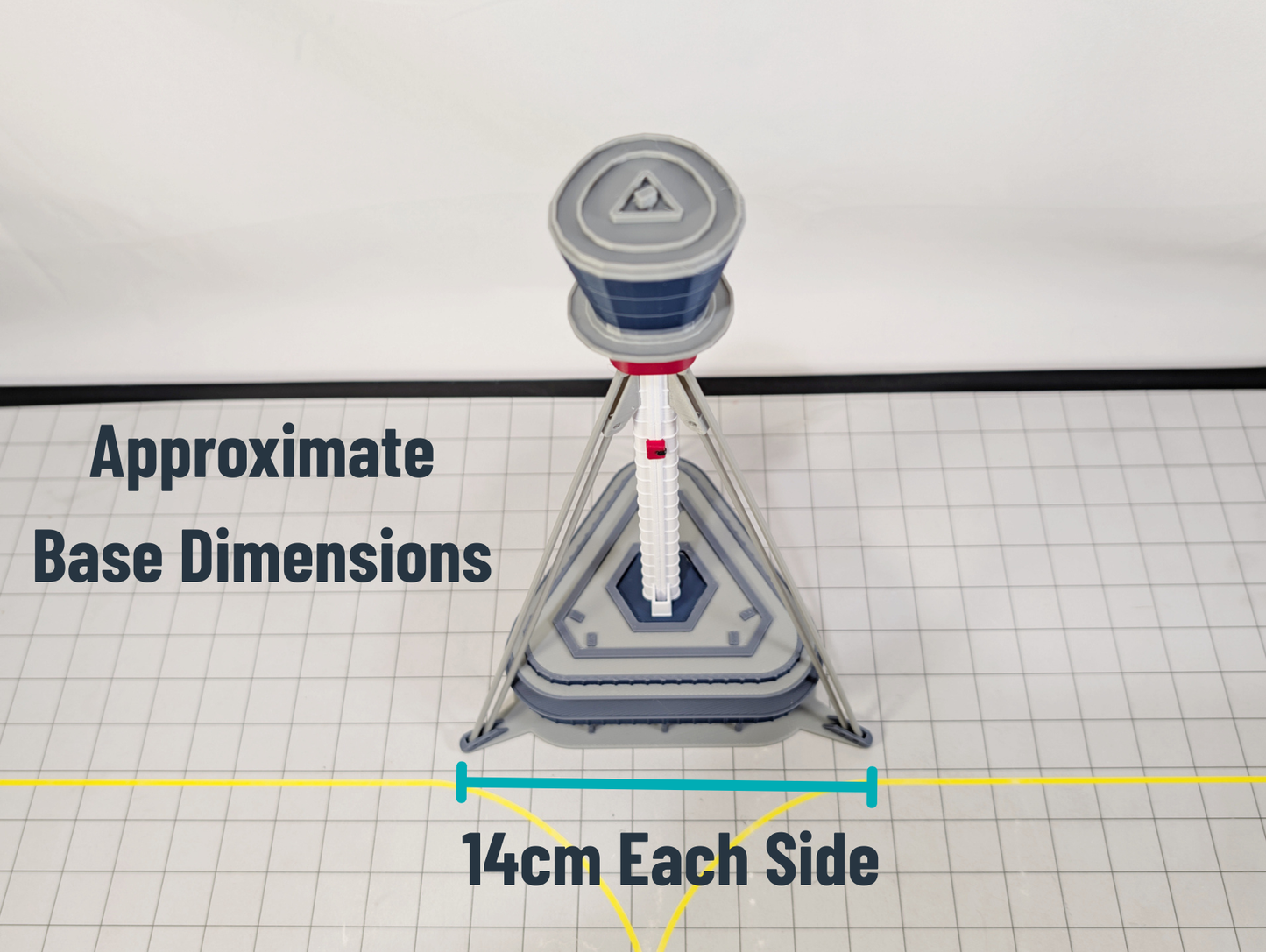 LONDON HEATHROW AIRPORT ATC Air Traffic Control Tower 1:400 Scale Building Model