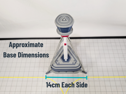 LONDON HEATHROW AIRPORT ATC Air Traffic Control Tower 1:400 Scale Building Model