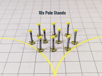 REMOTE PARKING Stand Structures Airport GSE Scenery Diorama Models 1:400 Scale