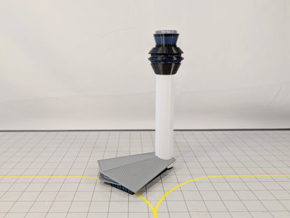 MANCHESTER AIRPORT ATC Air Traffic Control Tower 1:400 Scale Building Model