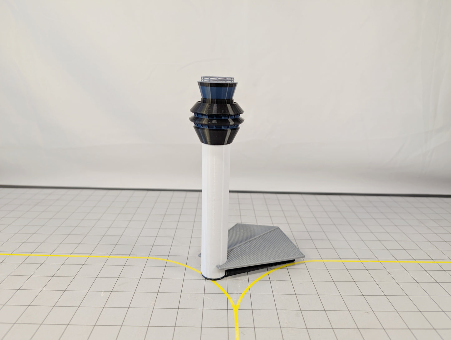 MANCHESTER AIRPORT ATC Air Traffic Control Tower 1:400 Scale Building Model