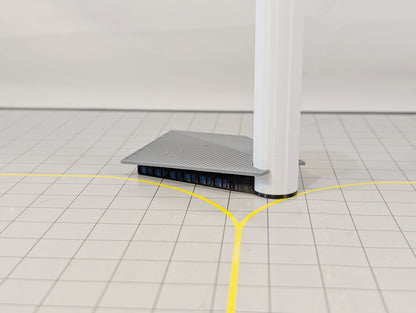 MANCHESTER AIRPORT ATC Air Traffic Control Tower 1:400 Scale Building Model