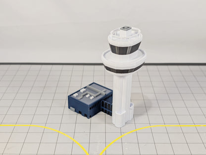 LONDON GATWICK AIRPORT ATC Air Traffic Control Tower 1:400 Scale Building Model
