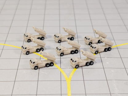 MILITARY HIMARS Missile Launch Trucks (x8) Airport GSE Vehicles 1:400 Scale