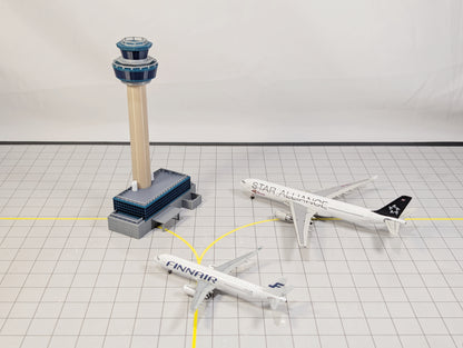 LONDON STANSTED AIRPORT ATC Air Traffic Control Tower 1:400 Scale Building Model