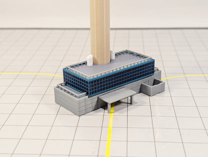 LONDON STANSTED AIRPORT ATC Air Traffic Control Tower 1:400 Scale Building Model