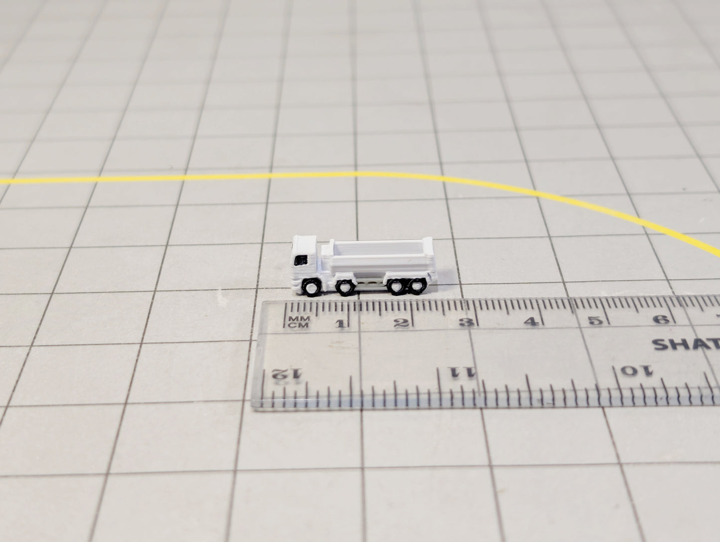 TIPPER TRUCK (x8) Airport Construction GSE Vehicles 1:400 Scale Diorama Scenery