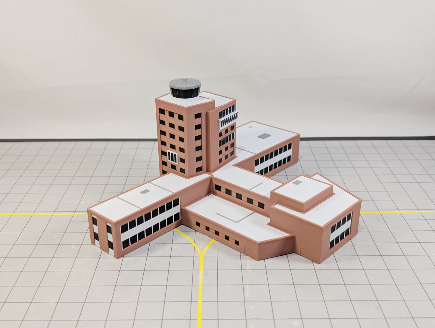 HEATHROW AIRPORT Old ATC Air Traffic Control Tower 1:400 Scale Building London