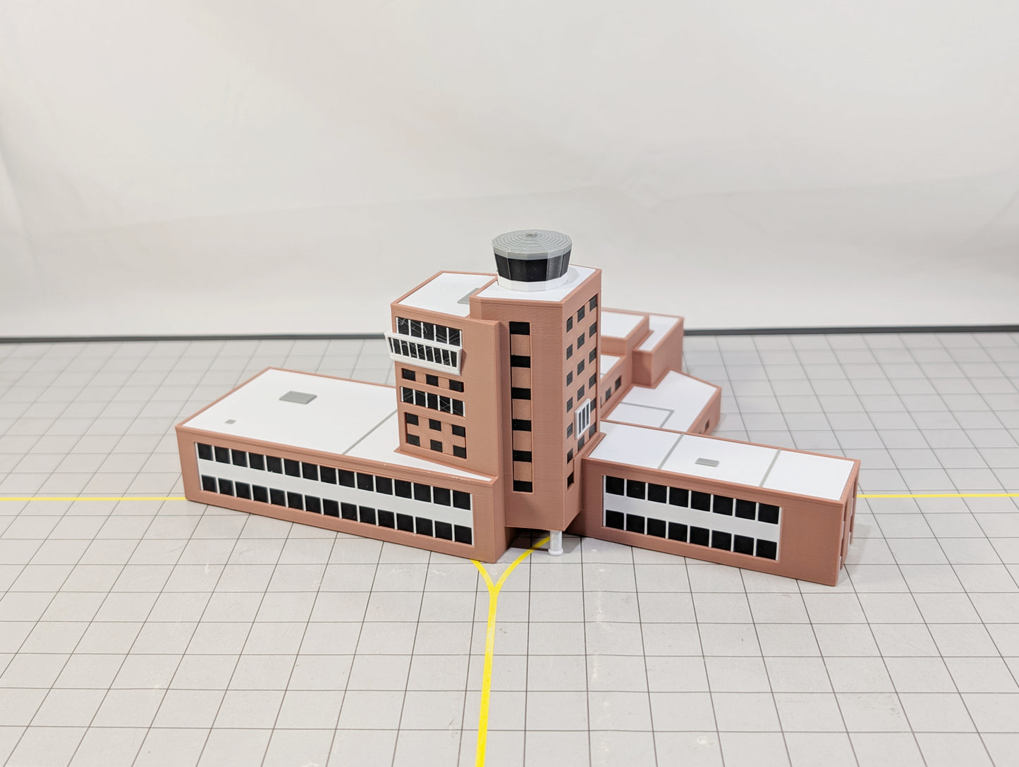 HEATHROW AIRPORT Old ATC Air Traffic Control Tower 1:400 Scale Building London