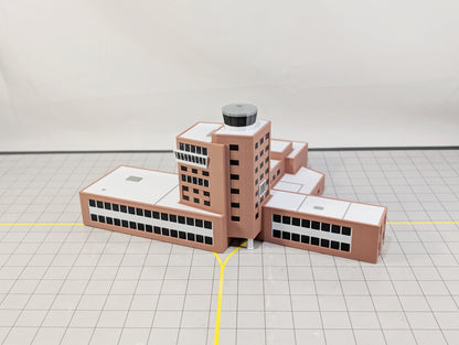 HEATHROW AIRPORT Old ATC Air Traffic Control Tower 1:400 Scale Building London