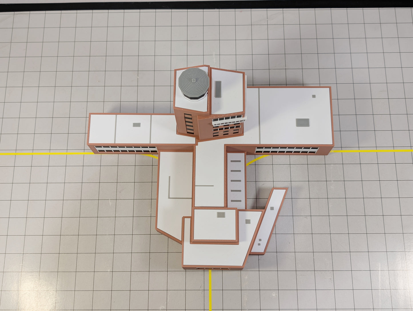 HEATHROW AIRPORT Old ATC Air Traffic Control Tower 1:400 Scale Building London