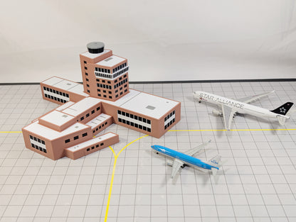 HEATHROW AIRPORT Old ATC Air Traffic Control Tower 1:400 Scale Building London