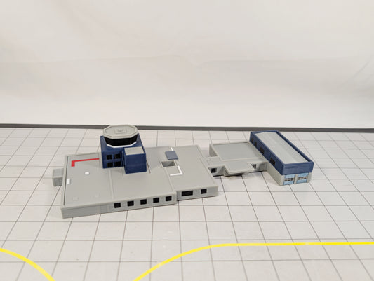 GLASGOW AIRPORT ATC Air Traffic Control Tower 1:400 Scale Building Model Scenery