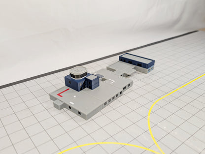 GLASGOW AIRPORT ATC Air Traffic Control Tower 1:400 Scale Building Model Scenery