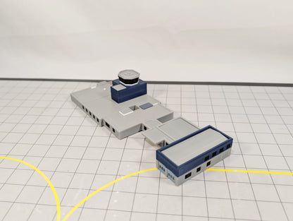 GLASGOW AIRPORT ATC Air Traffic Control Tower 1:400 Scale Building Model Scenery