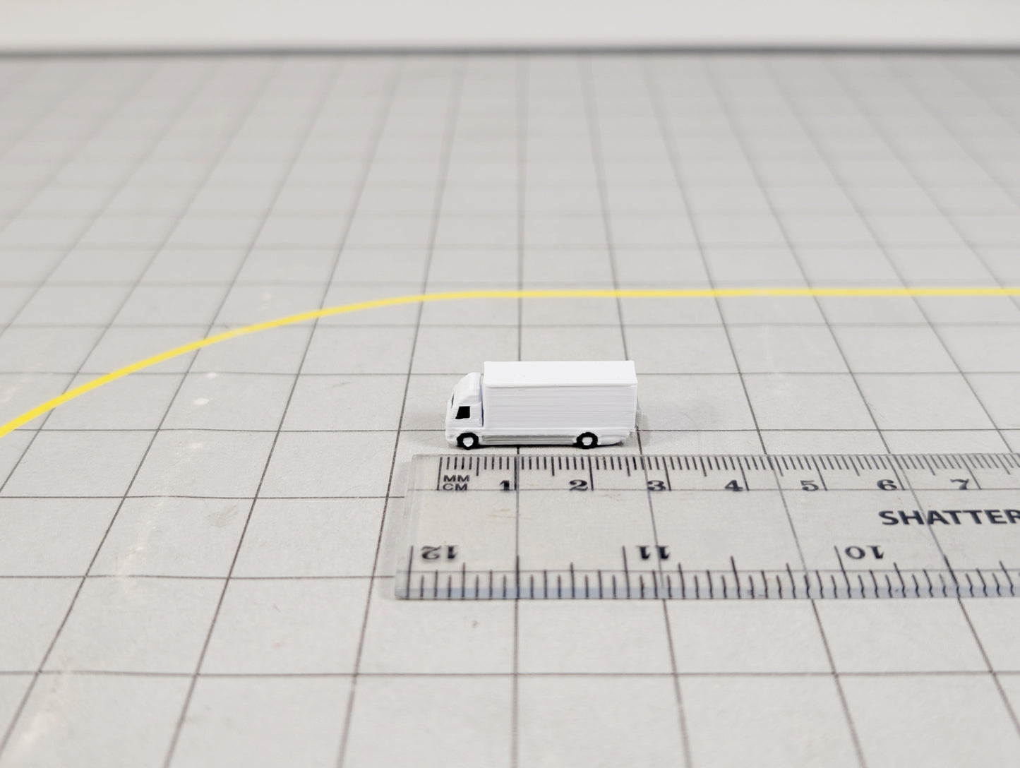 RIGID TRUCKS (x8) Airport Cargo Lorry GSE Vehicles 1:400 Scale Scenery Diorama