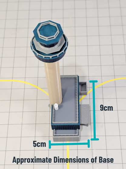 LONDON STANSTED AIRPORT ATC Air Traffic Control Tower 1:400 Scale Building Model